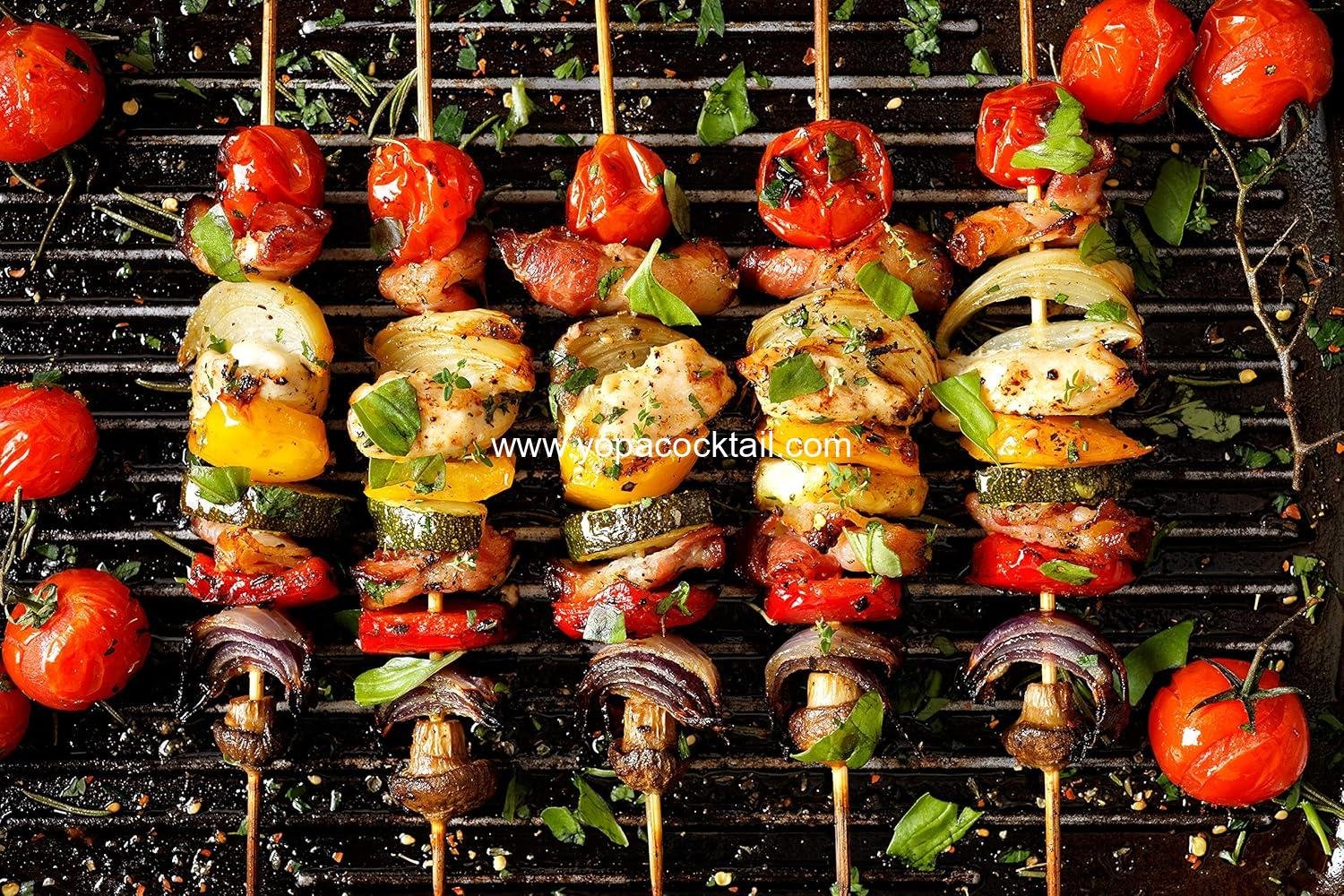 Wholesale 4-inch Bamboo Skewers - Set of 200 - Supplier Wholesale 4-inch Bamboo Skewers - Set of 200 - Supplier