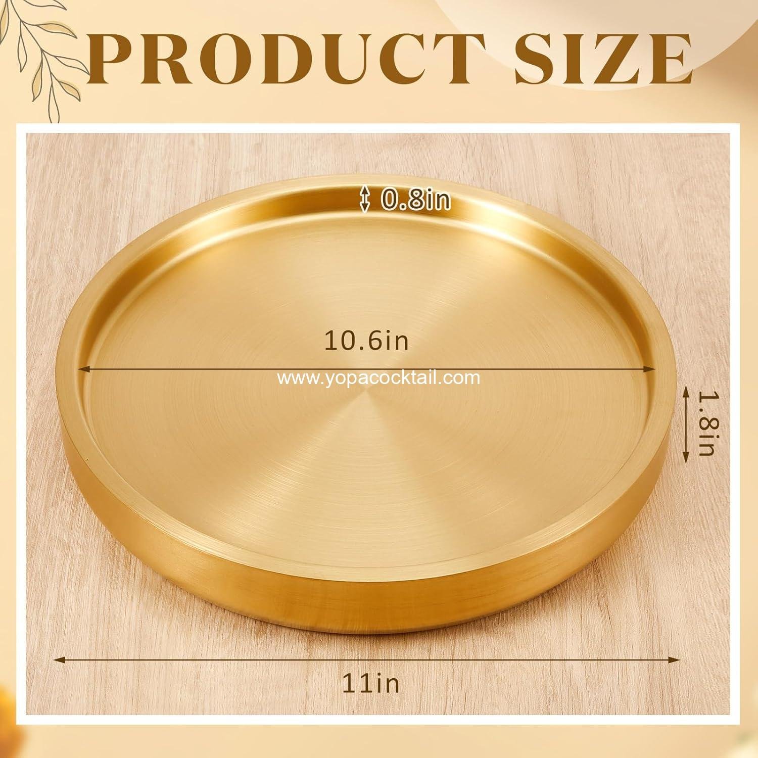 Wholesale 4 Pcs 11 Inch Shrimp Cocktail Serving Dish, Chilled Serving Tray for Halloween Parties and Buffets, Stainless Steel Ice Tray for Chilled Dip - Supplier