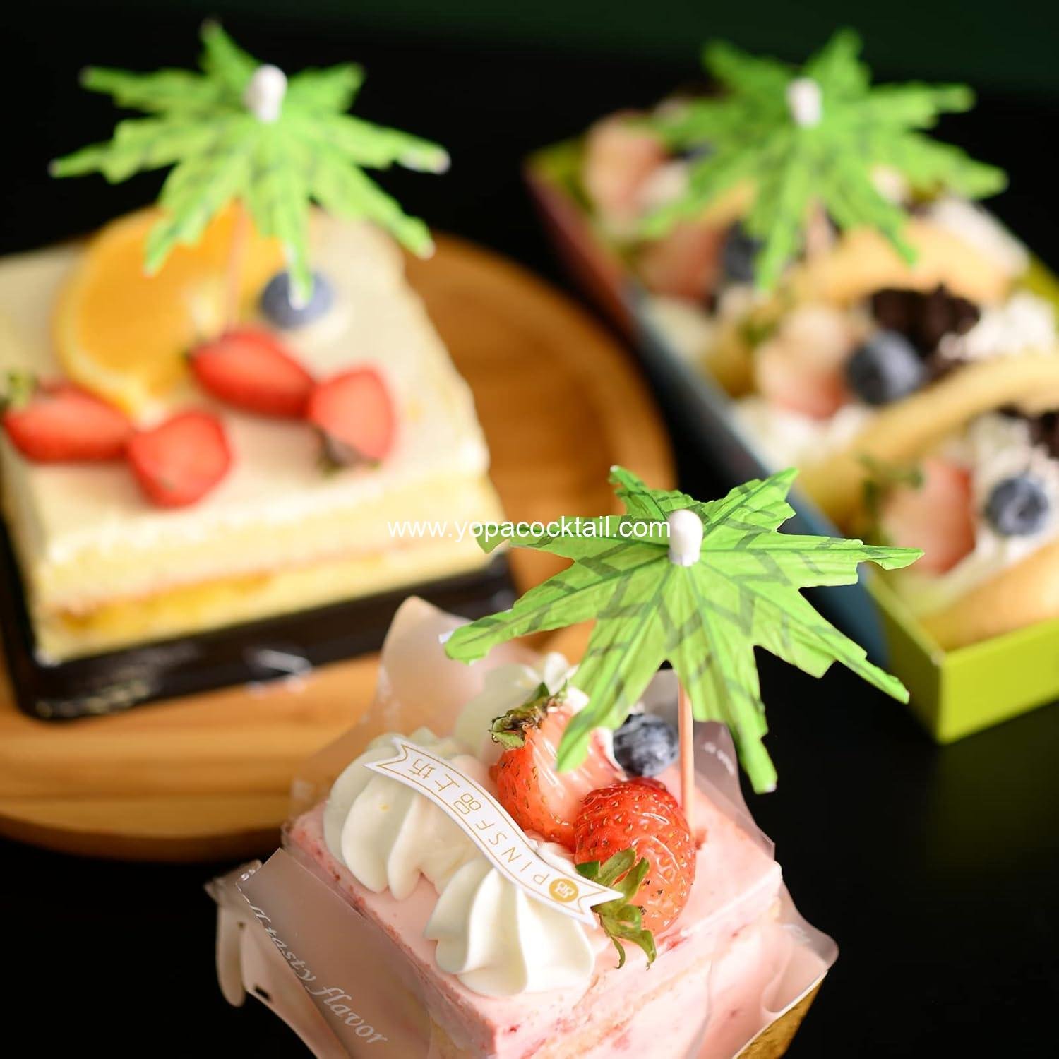 Wholesale 100PCS 6 Inch Drink Umbrellas, Colorful Cocktail Picks for Drinks and Food, Hawaiian Beach Party and Cake Decorating Supplies (Green) Supplier