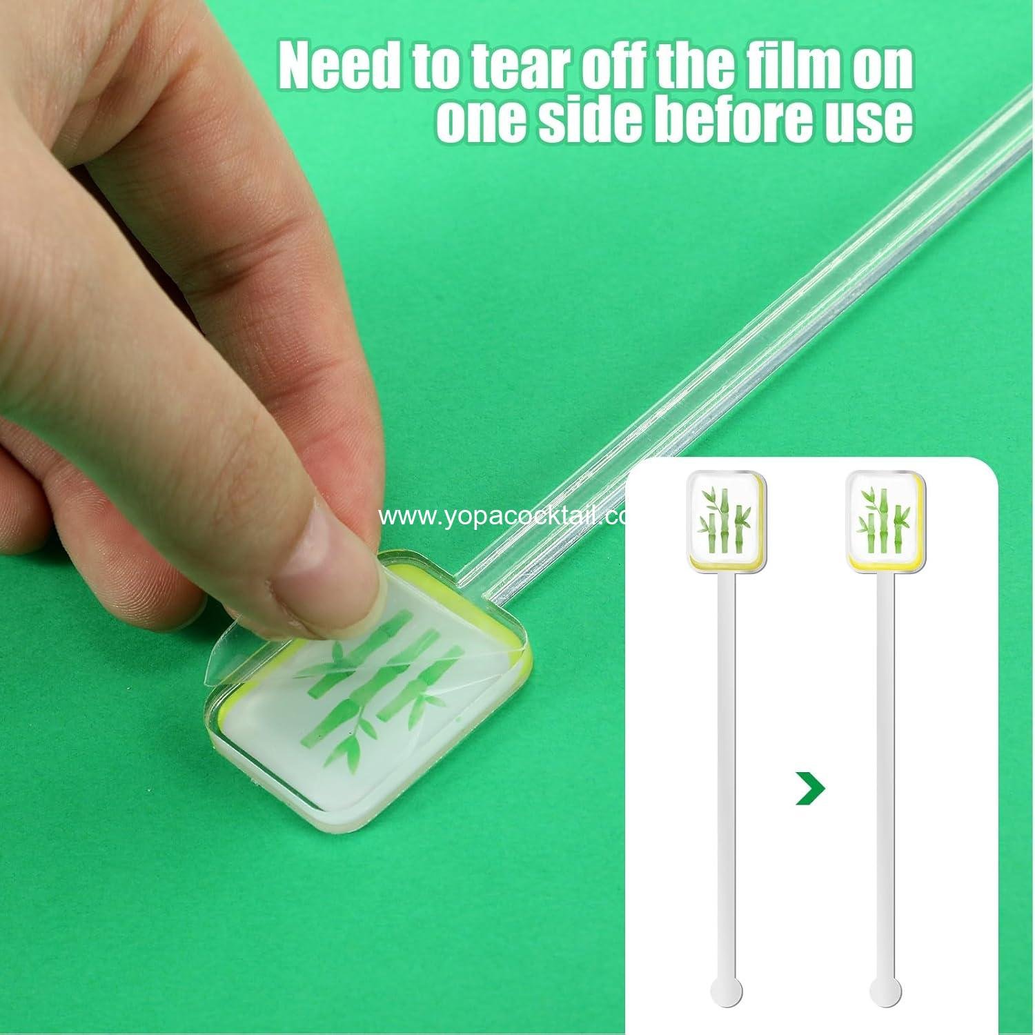 Wholesale 8 Pcs Mahjong Cocktail Swizzle Sticks, Plastic Drink Stirrers for Cocktails, Coffee, Whiskey, and Cakes - Multicolor Acrylic Shafts - Supplier