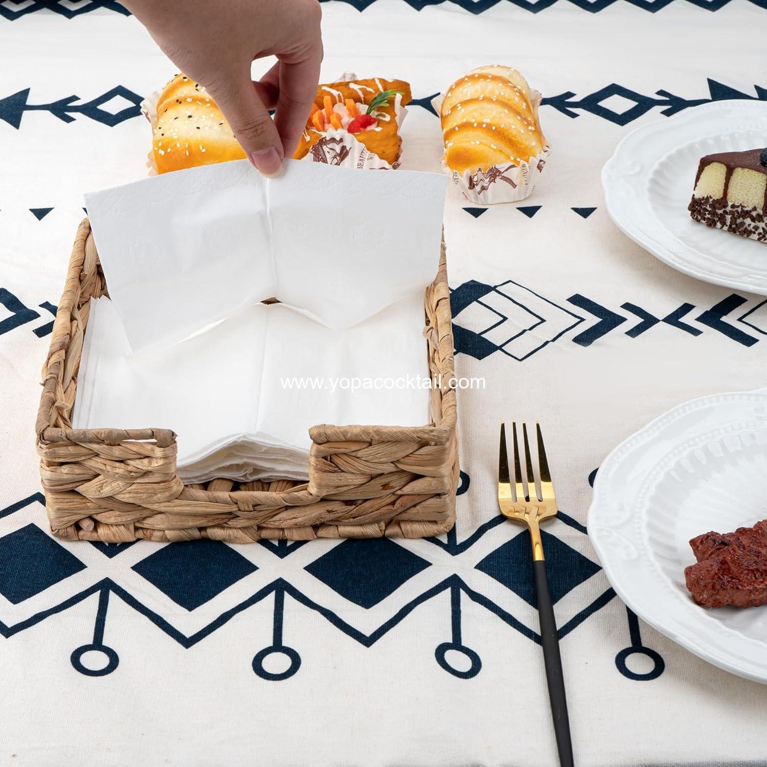 Wholesale Seagrass Woven Napkin Holder Basket Square Countertop Cocktail Paper Organizer Rustic Farmhouse Boho Decor 1 Pack factory Wholesale Seagrass Woven Napkin Holder Basket Square Countertop Cocktail Paper Organizer Rustic Farmhouse Boho Decor 1 Pack factory