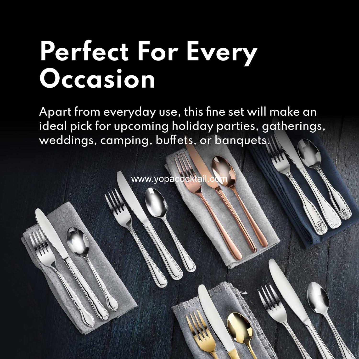 Wholesale 6-Inch Oyster Fork Set 12pcs 18/0 Stainless Steel Oyster Utensil supplier