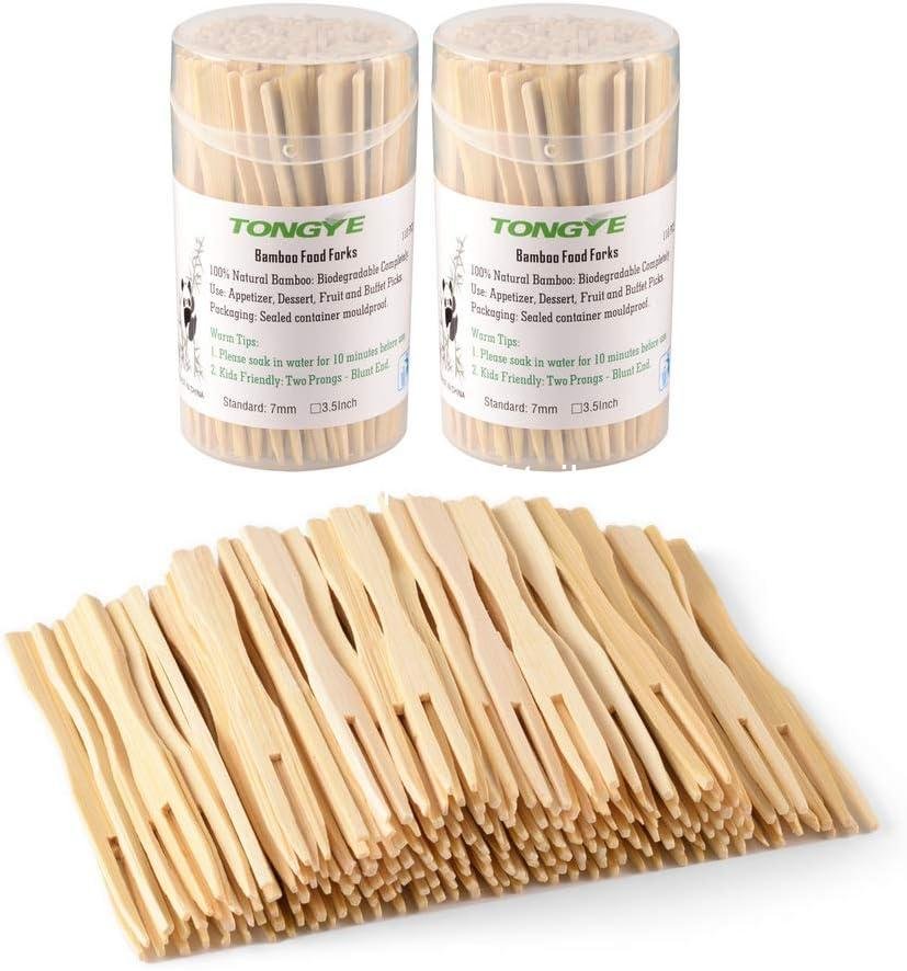 Wholesale 3.5 Inch Appetizer Forks - 2 Packs of 110 Mini Cocktail Forks, Bamboo Toothpicks, Wooden Food Picks for Charcuterie and Fruit - ODM Supplier Wholesale 3.5 Inch Appetizer Forks - 2 Packs of 110 Mini Cocktail Forks, Bamboo Toothpicks, Wooden Food Picks for Charcuterie and Fruit - ODM Supplier