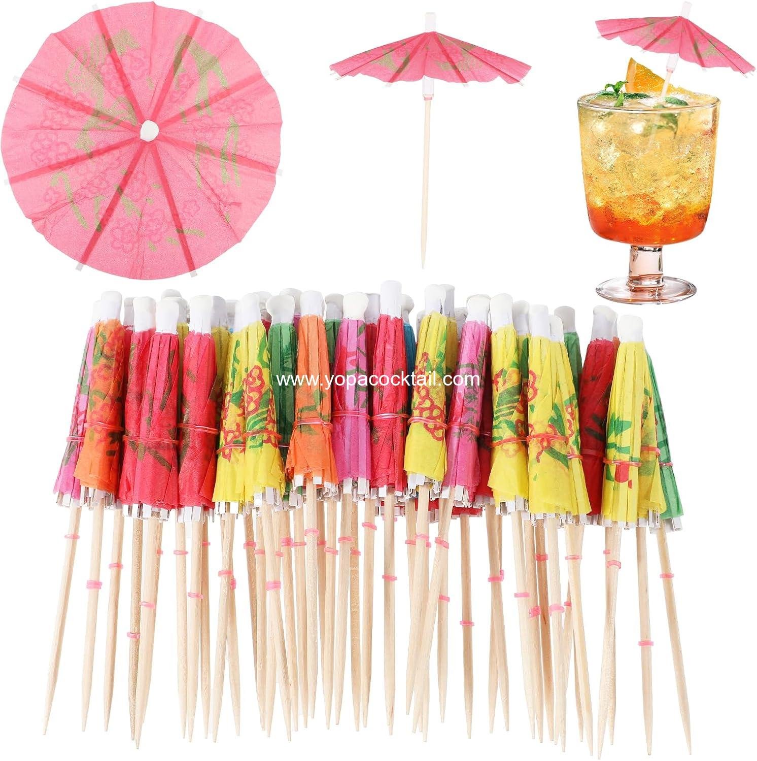 Wholesale 50 Pack 4 Inch Cocktail Drink Umbrellas - Colorful Paper Picks for Tropical Decor, Summer Parties, and Cupcake Toppers - OEM Supplier Wholesale 50 Pack 4 Inch Cocktail Drink Umbrellas - Colorful Paper Picks for Tropical Decor, Summer Parties, and Cupcake Toppers - OEM Supplier