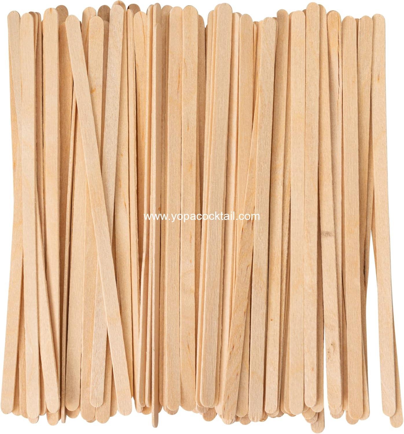 Wholesale 500 Count 5.5 Inch Wooden Coffee Stirrers - Biodegradable Eco-Friendly Stir Sticks for Coffee & Cocktails - Supplier