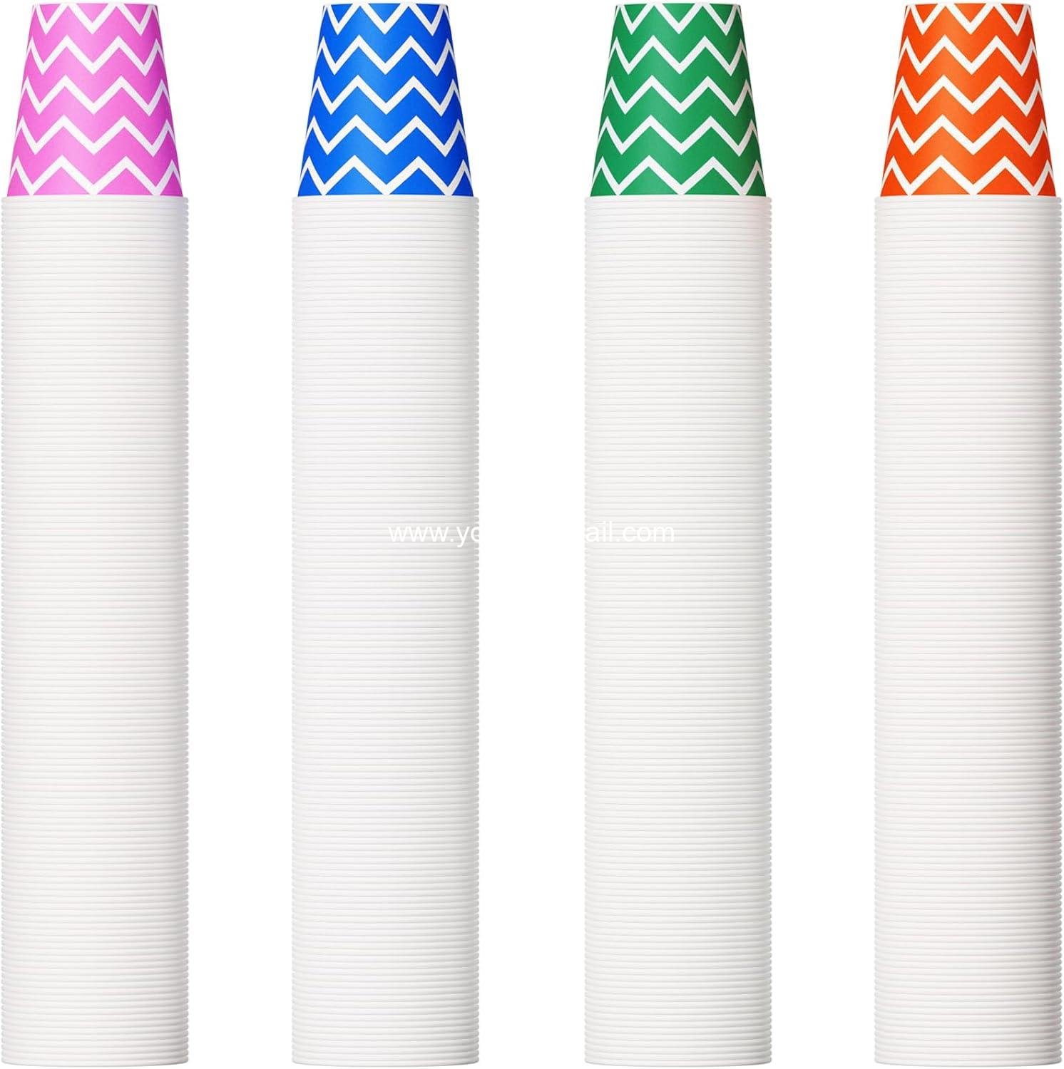 Wholesale 500 Pack 5oz Multicolor Paper Cups, Disposable Small Mouthwash Cups for Cold Beverages, Parties, Travel, and Events - Supplier