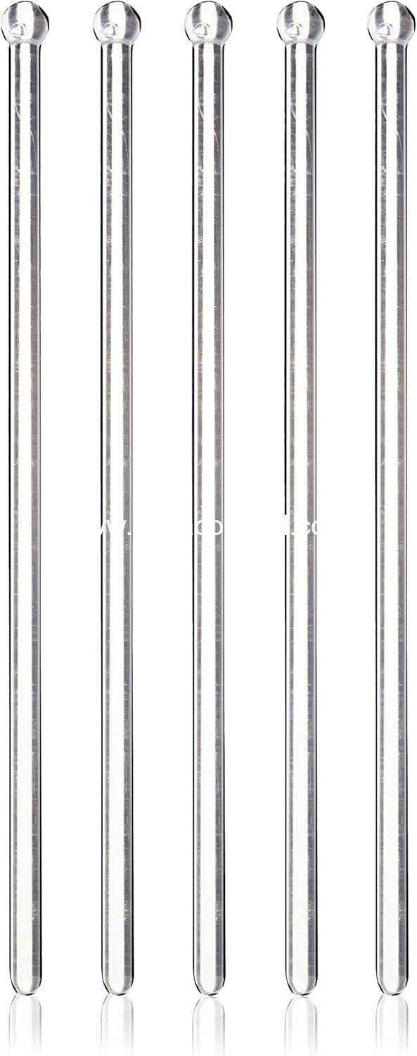 True Stir Sticks, Clear Cocktail Stirrers, Plastic Swizzle Sticks, Bar Supplies, Clear Drink Stirrers, Cocktail Supplies, Set of 25