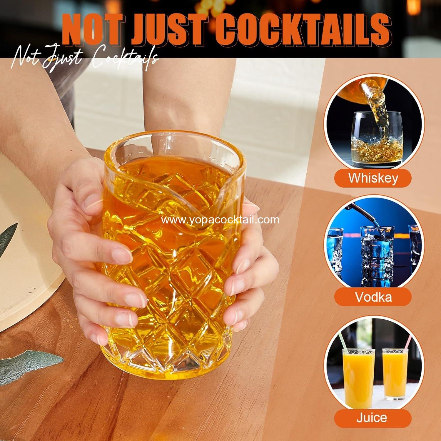 Wholesale 17oz Crystal Cocktail Mixing Glass Thick Seamless Pitcher Bar Whiskey Martini Stirrer Accessories manufacturer
