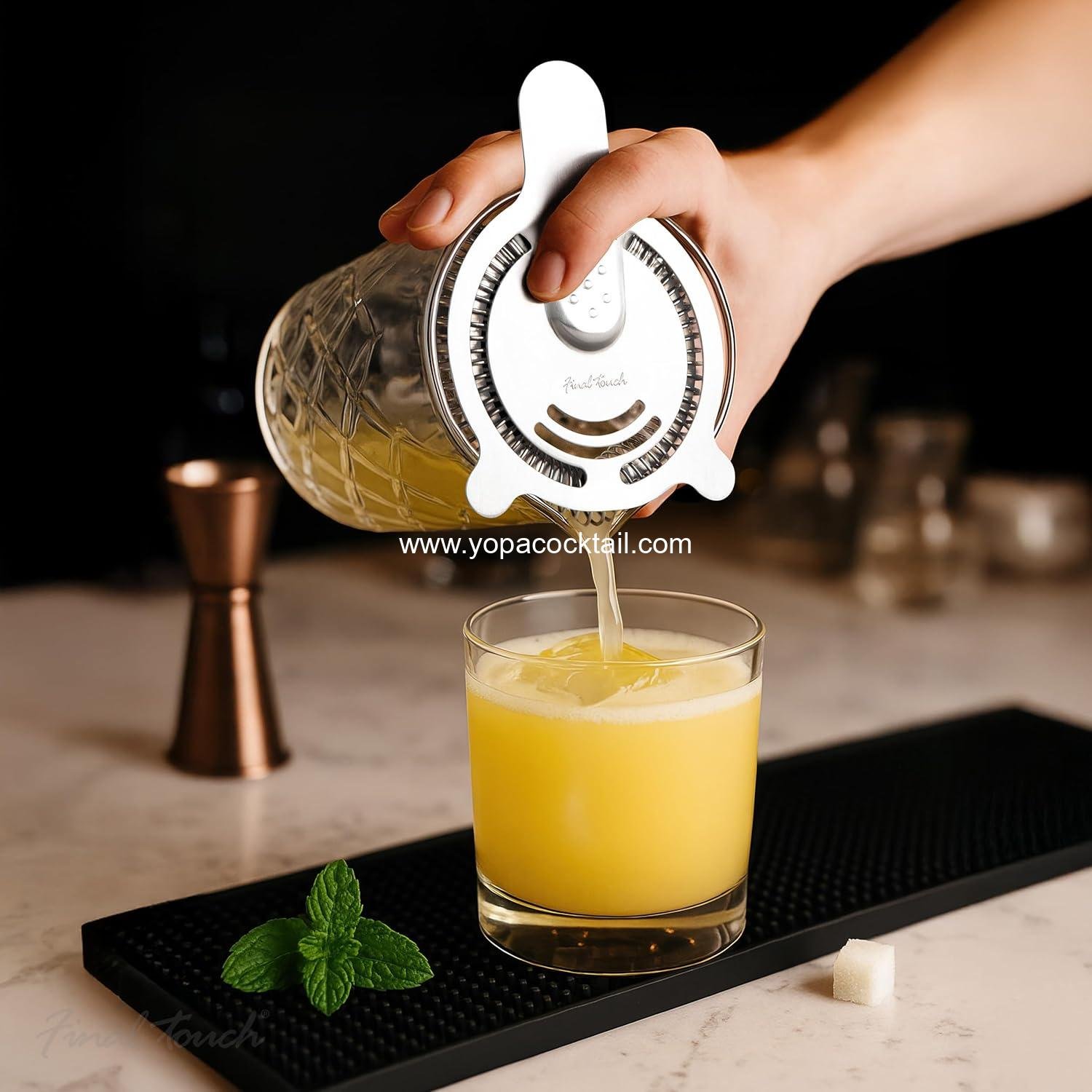 OEM Glass Mixing Pitcher Hawthorne Strainer Cocktail Barware Precision Pouring Wholesale manufacturer OEM Glass Mixing Pitcher Hawthorne Strainer Cocktail Barware Precision Pouring Wholesale manufacturer