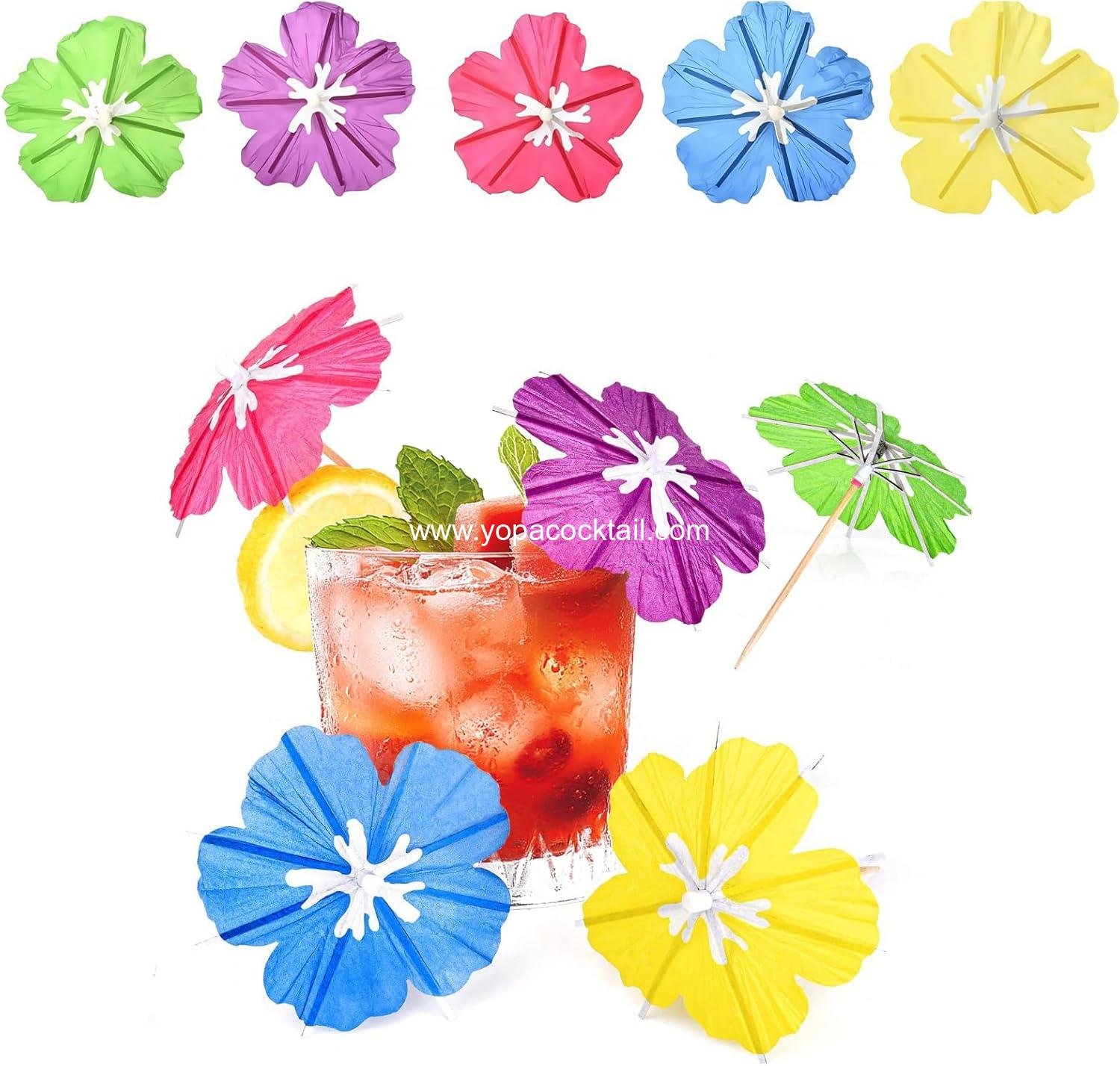 Wholesale 50 Pc Mini Cocktail Drink Umbrellas Paper Toothpicks Party Decoration manufacturer